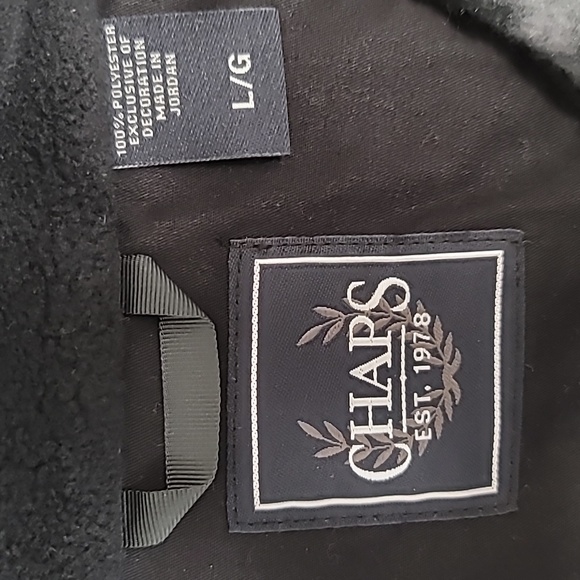 Chaps Fleece pullover Men's Large. - Picture 10 of 16